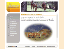 Tablet Screenshot of haflingerzucht-pfausler.at